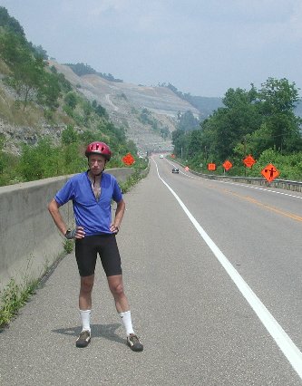 I traveled hundreds of miles by bicycle to stand here.