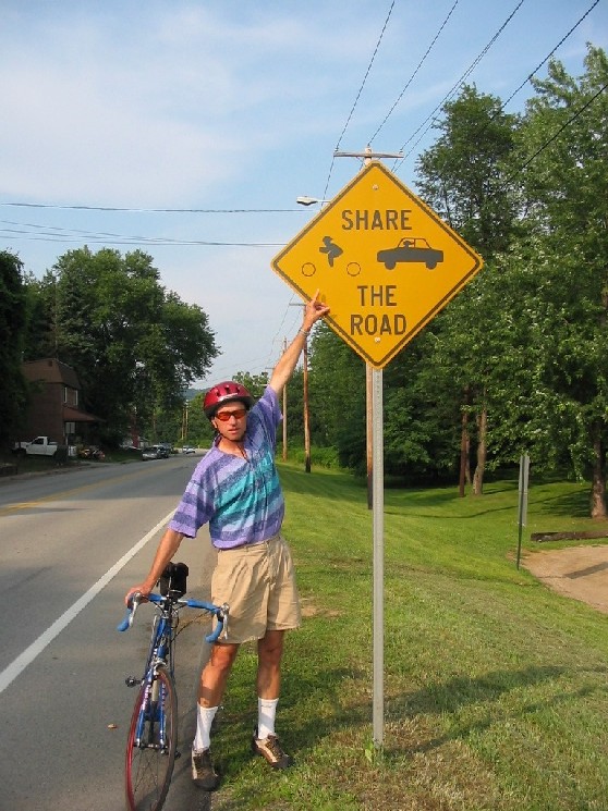 Share the Road or you're a terrorist