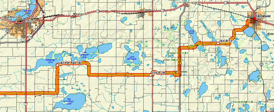 Raymond to Litchfield