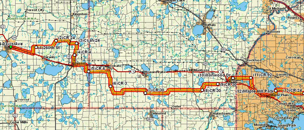 Litchfield to Maple Plain